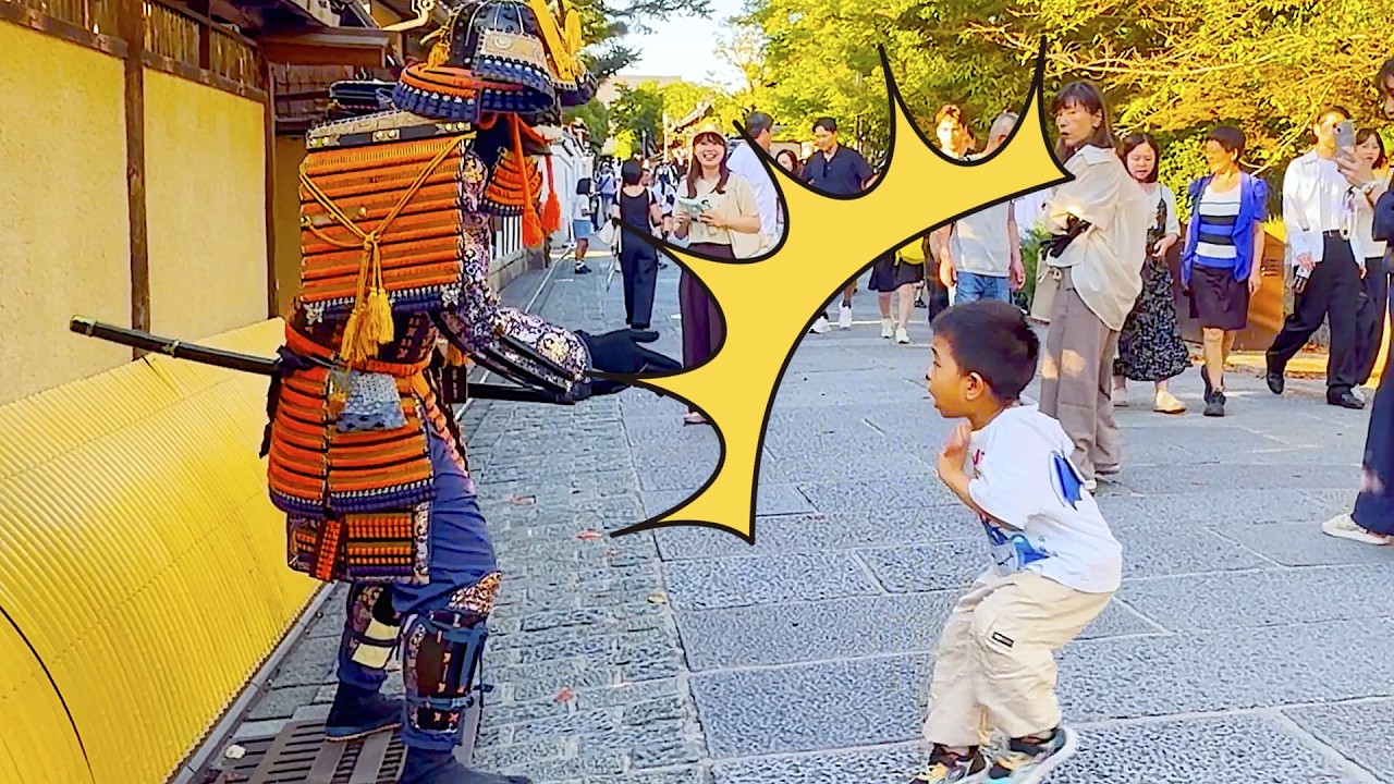 #124 SAMURAI Statue Prank in Kyoto Japan | Awesome Shogun Mannequin prank reactions Kiyomizu Temple
