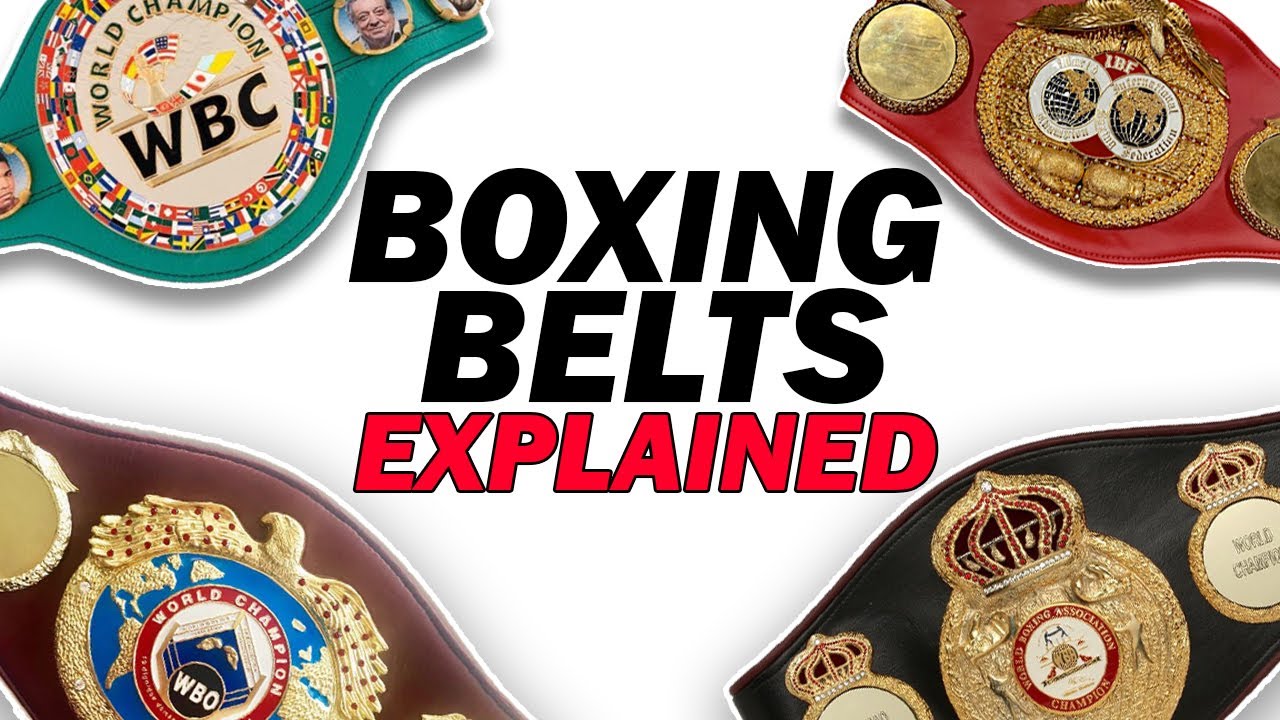 Boxing Belts Explained YouTube