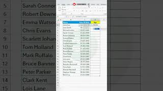 Datedif function with Shortrick for age calculation in excel # #exceltricks