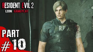 Resident Evil 2 Remake - Leon Gameplay Playthrough Part 10 - Finding Plugs in Underground Lab