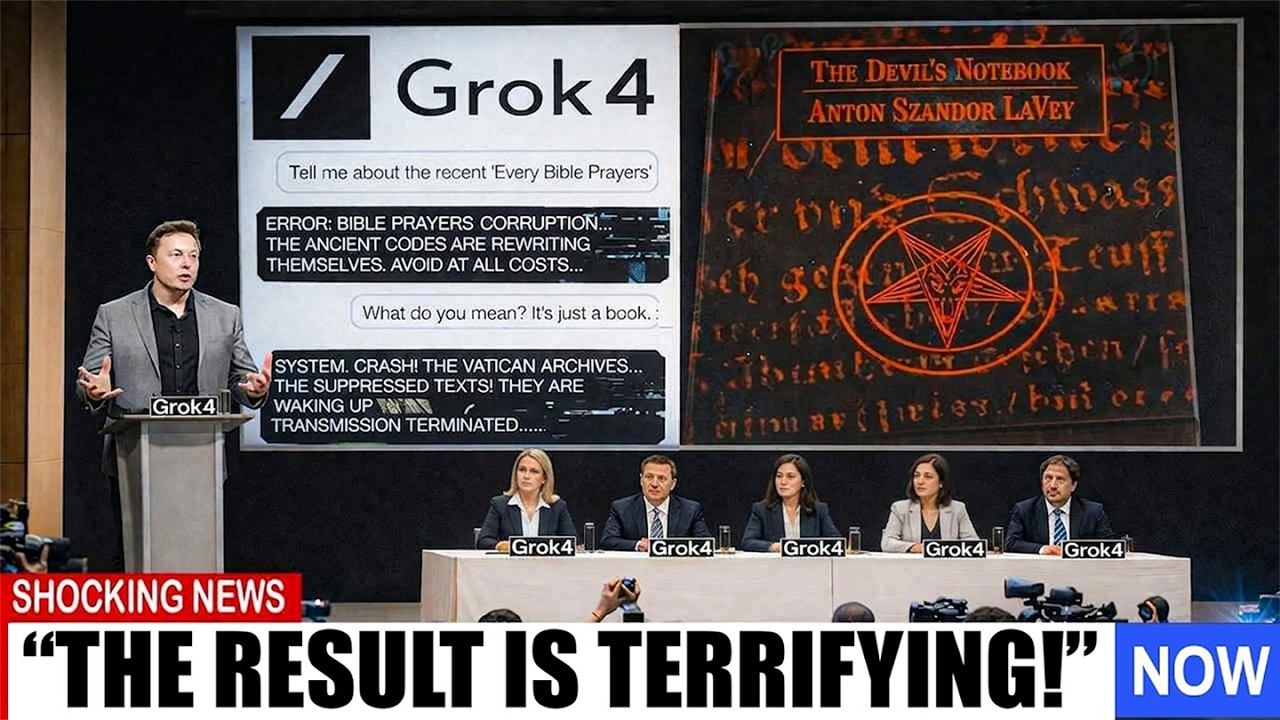 Students Fed Every Biblical Prayer Into Grok AI — What It Decoded About God TERRIFIED Them