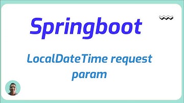 How to use LocalDateTime request param in Spring