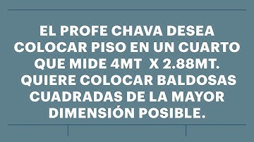 🧸 Problema de Máximo Común Divisor con algoritmo de #Euclides