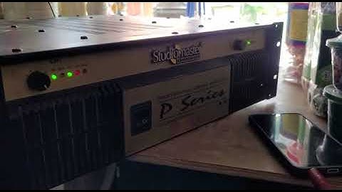 old amplifier studio master P series 3.0 sound testing.........