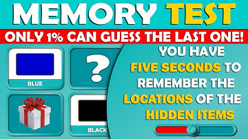 Unlock Genius: Only 1% Can Finish This Brain Test 🤯 Memory Test