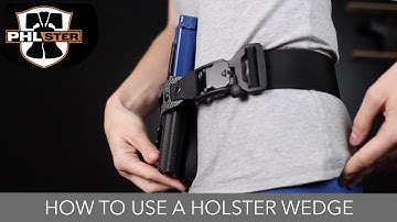 Basic Wedge Use | How to Use a Holster Wedge Part 1