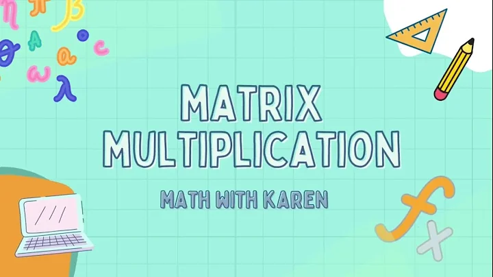 Matrix multiplication | step by step