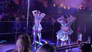 pretty girls dance at sky wise restaurant and bar