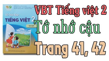 Vở bài tập tiếng việt lớp 2| kết nối tri thức với cuộc sống| bài 18 tớ nhớ cậu trang 41, 42