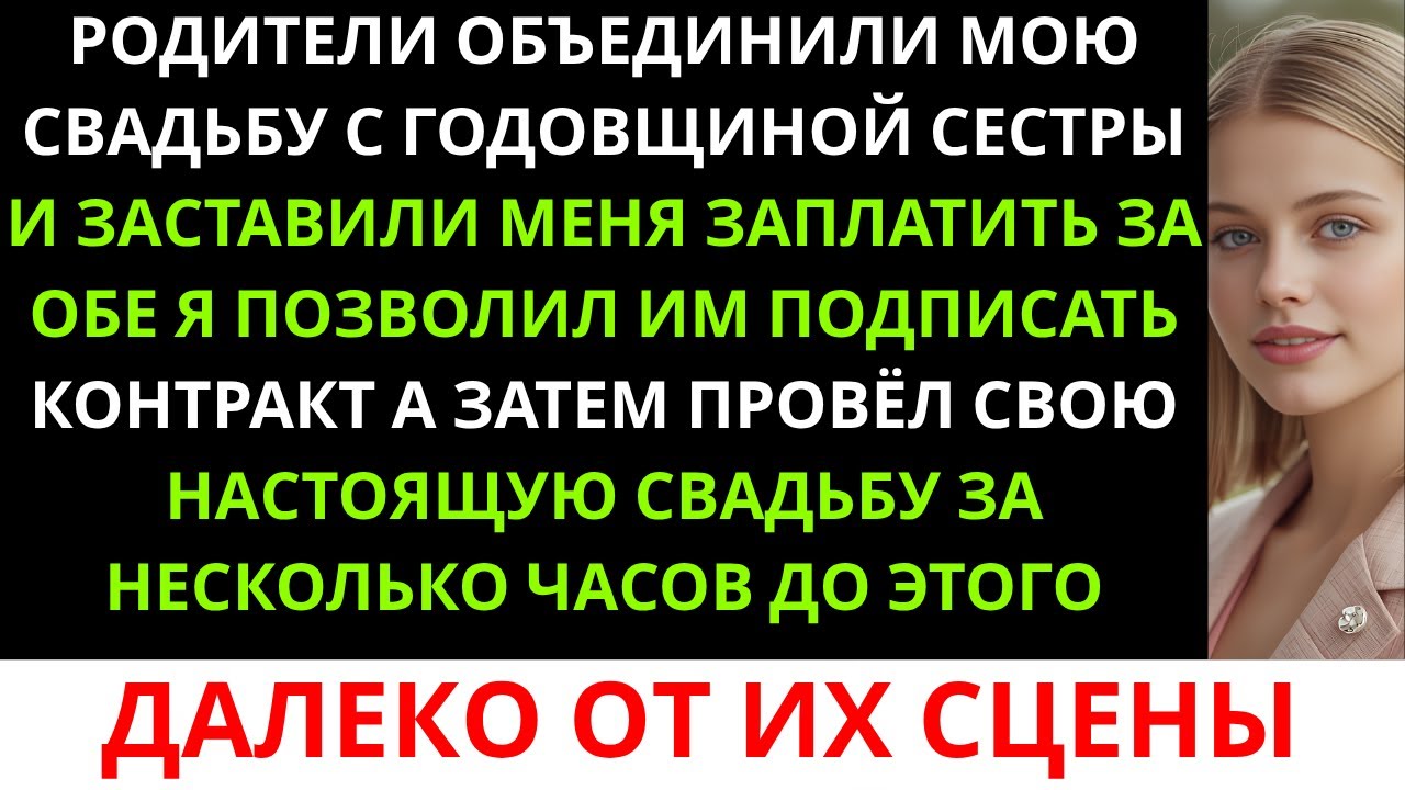 Родители объединили мою свадьбу с юбилеем сестры — и использовали моё имя, чтобы платить счёт на ...