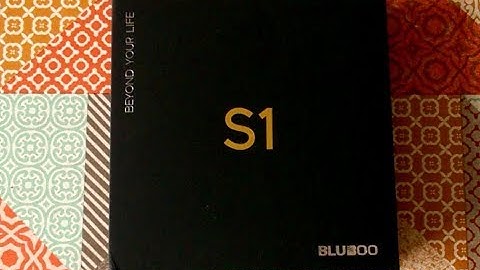 Bluboo S1 Phablet - Unboxing And First Impressions