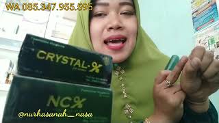 CARA PAKAI & PENGGUNAAN CRYSTAL X YANG BENAR - 085347955595