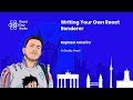 Writing Your Own React Renderer talk, by Raphael Amorim