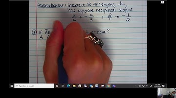 12/15 Tuesday Live Lesson - Parallel/Perpendicular Review Notes