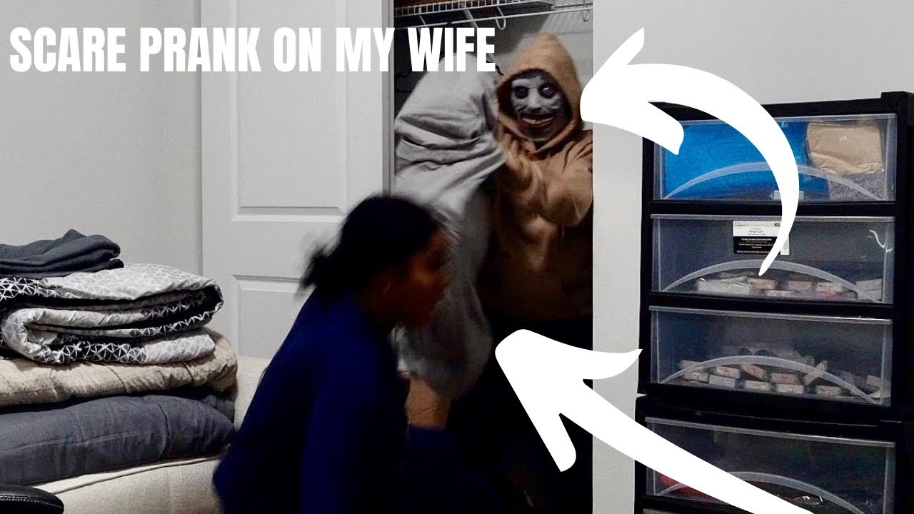 SCARE PRANK ON MY WIFE | SHE FOUGHT ME *HILARIOUS* MUST WATCH 😂 - YouTube