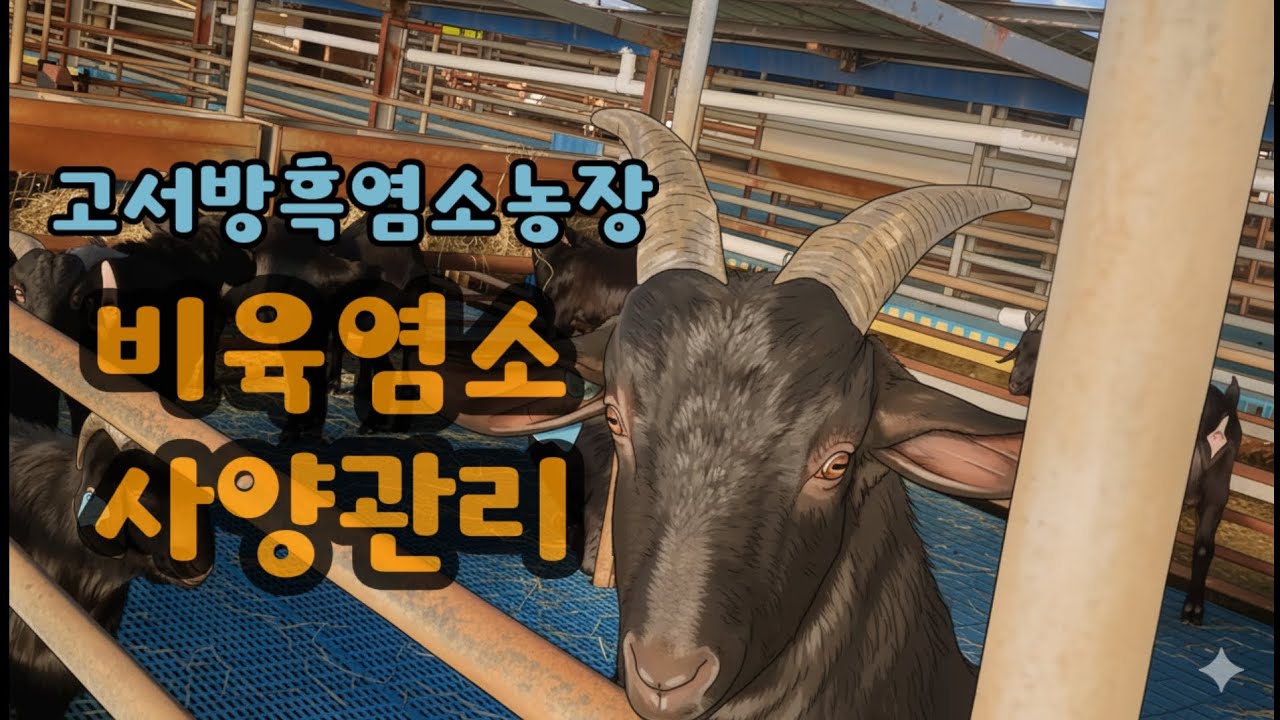 비육염소 사양관리하기! 어떻게 더 살찌울 것인가