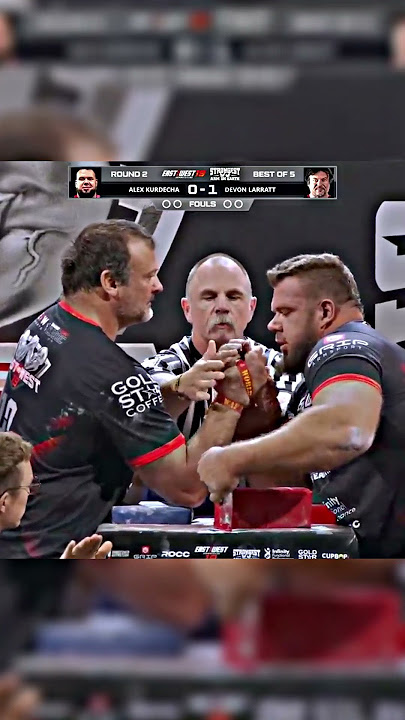 Devon Larratt TEACHES Alex Kurdecha A LESSON! #3 EVW19 #armwrestling #shorts #short #trending #viral