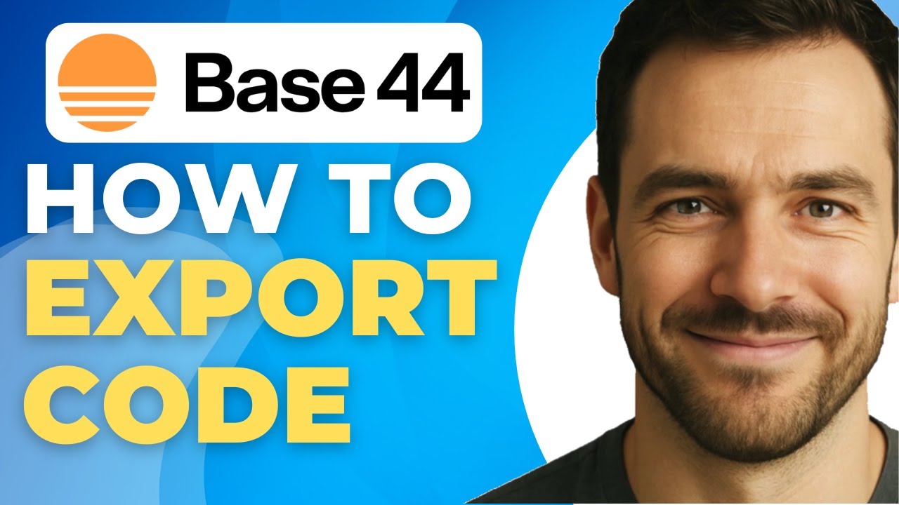 Base 44 Code How To Export Code From Base44 - YouTube