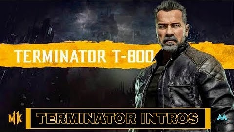 Mortal Kombat 11 - Terminator T800 intro dialogues part one.