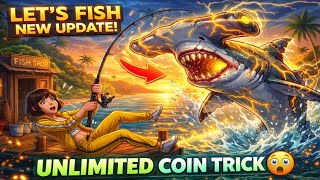 LET'S FISH 🎣NEW UPDATE FAST COIN TRICK Free Fire Me Fishing! NEW CRAFTLAND FISHING TRICK  screenshot 2