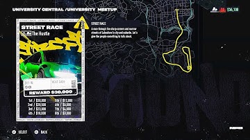 NFS UNBOUND  THE HUSTLE (STREET RACE)