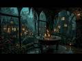 Tea, Books and Rain in a Hidden Forest Village | Quiet Conversations under the Storm | Dark Academia