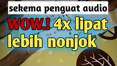 PENGUAT AUDIO TRANSISTOR SEDERHANA