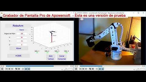 Manipulador asistencial 6GDL Matlab interface