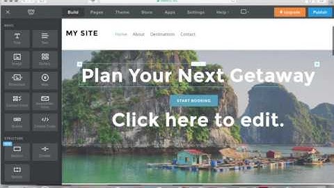 Building a Weebly Page
