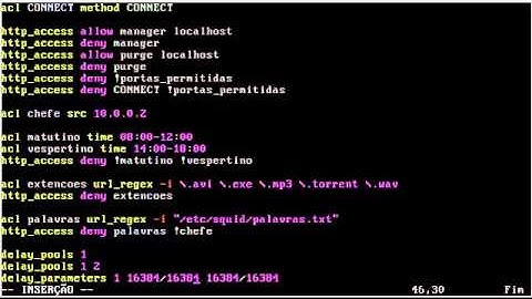 Configurando proxy transparente com squid - Parte 2