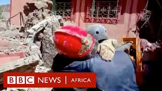 Joy Following A Morocco Earthquake Rescue - Bbc Africa