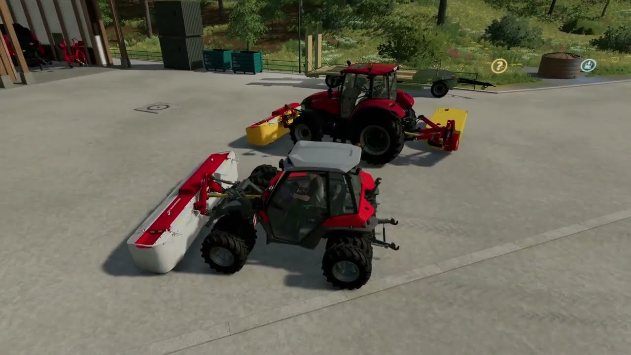 mowing grass - austria