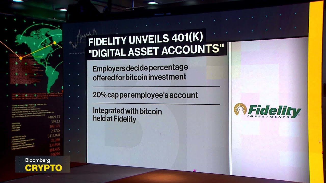 Bitcoin coming to 401(k) plans through Fidelity digital asset accounts