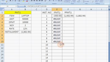 PPMT AND IPMT FUNCTION EXCEL IN HINDI