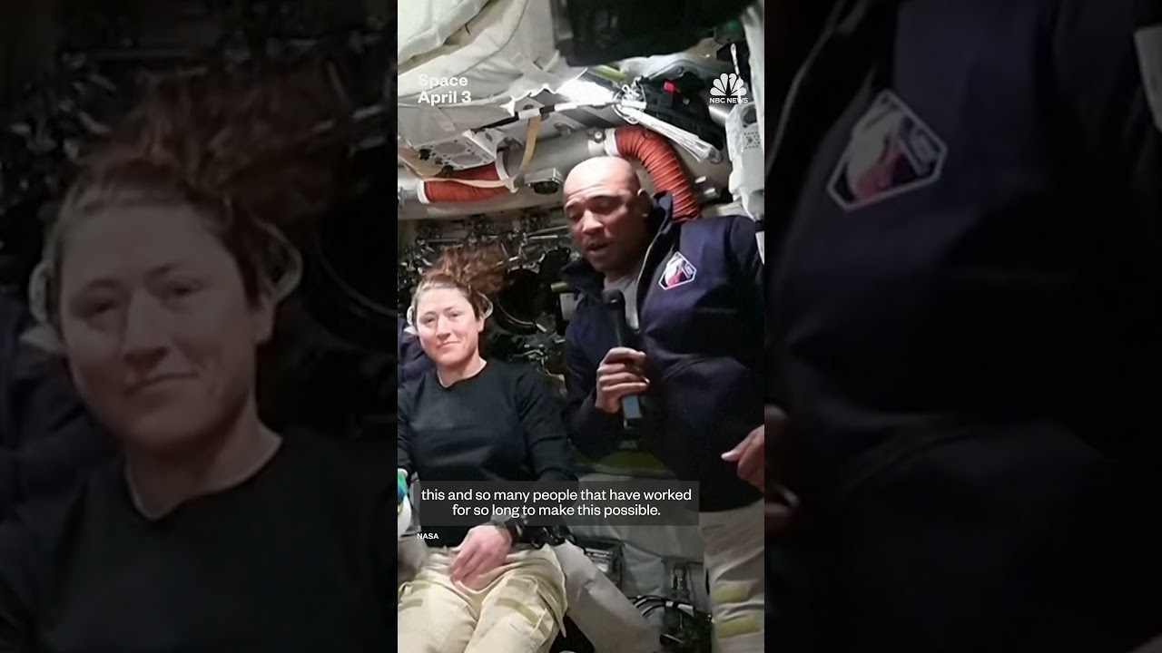 Artemis II astronauts describe their journey as they rocket toward the moon