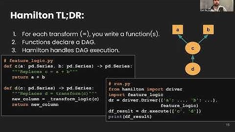 Data Con LA 2022-Pre-recorded - Hamilton, General Purpose framework for Scalable Feature Engineering