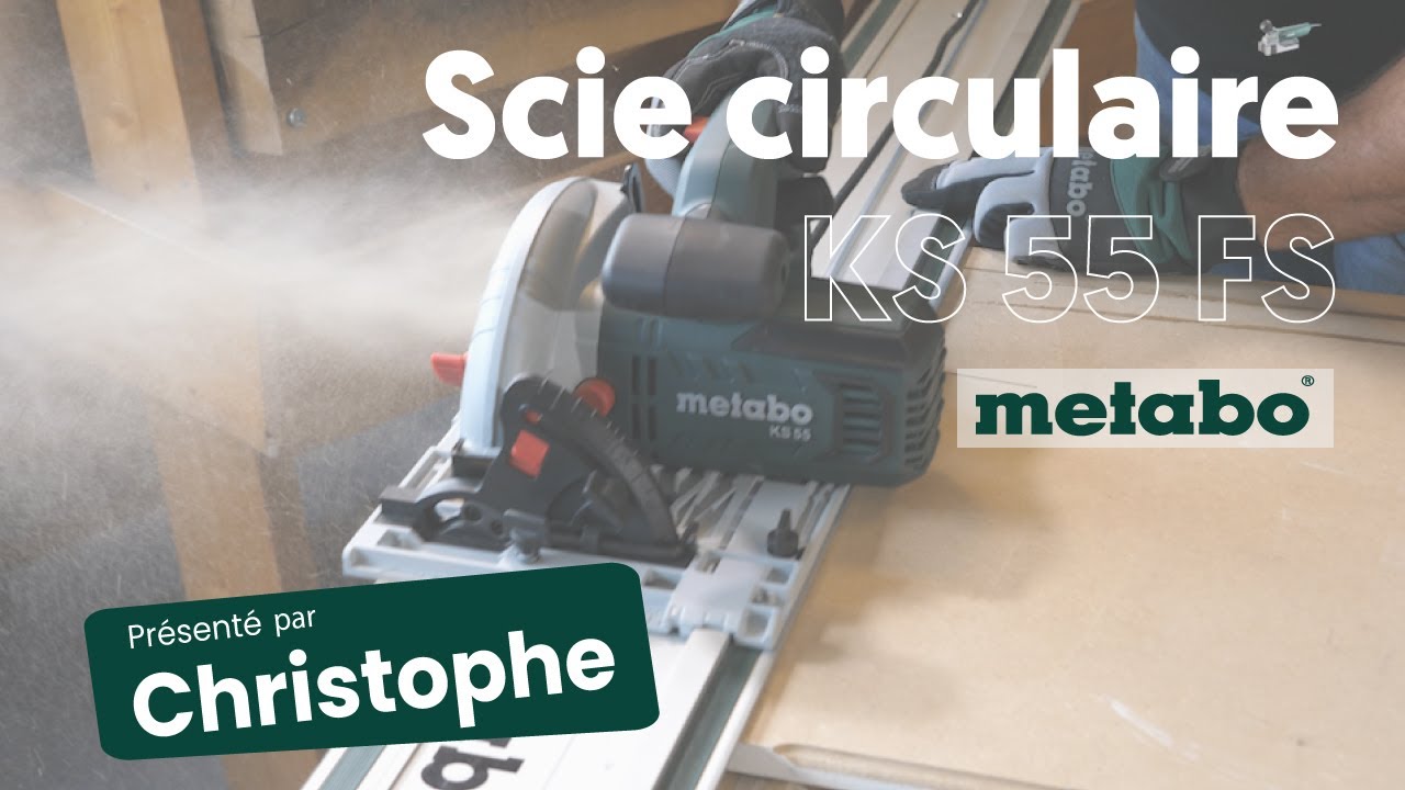 Metabo Outillage - Set scie circulaire portative KS 55 FS avec