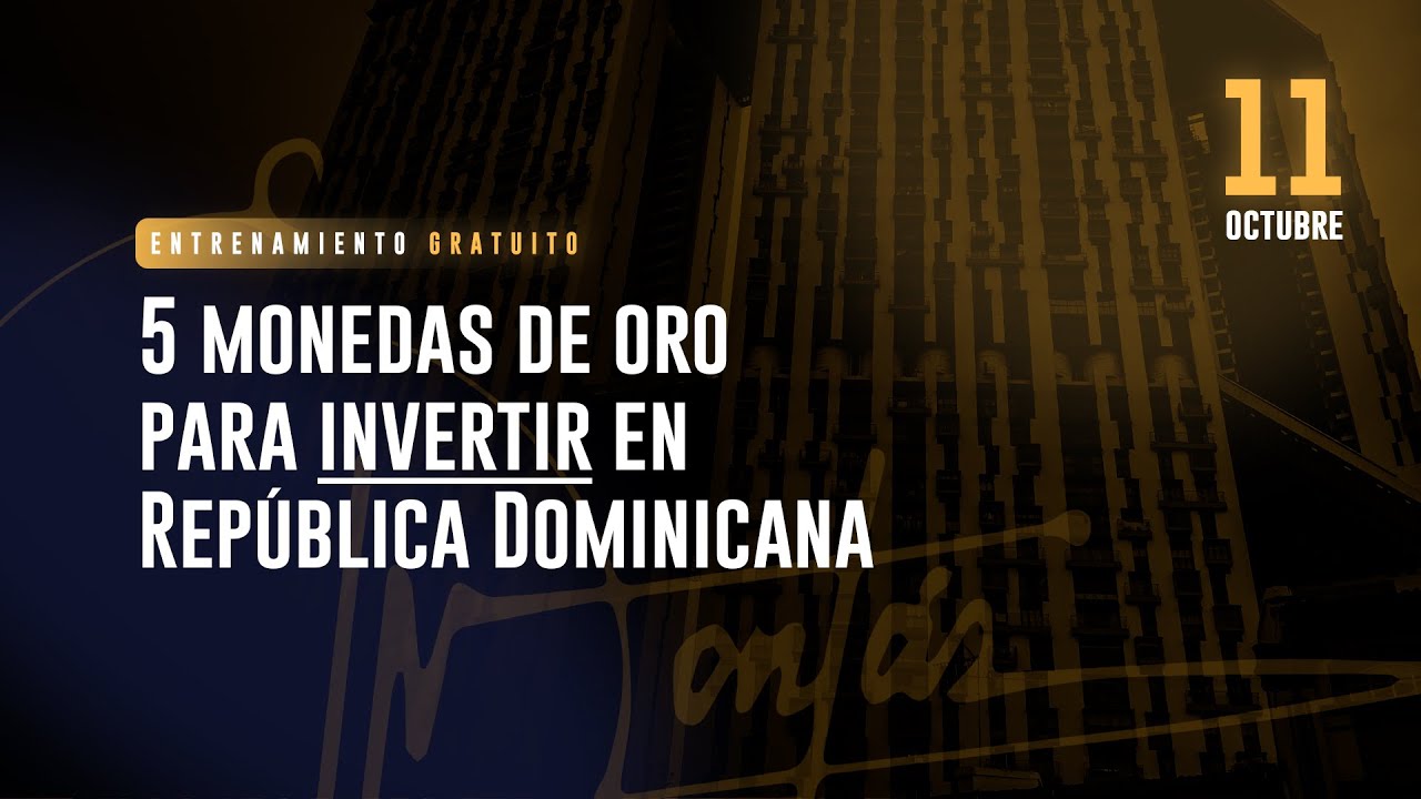 Cómo Invertir en República Dominicana con 5 MONEDAS de ORO💸LIVE 🔴 - YouTube