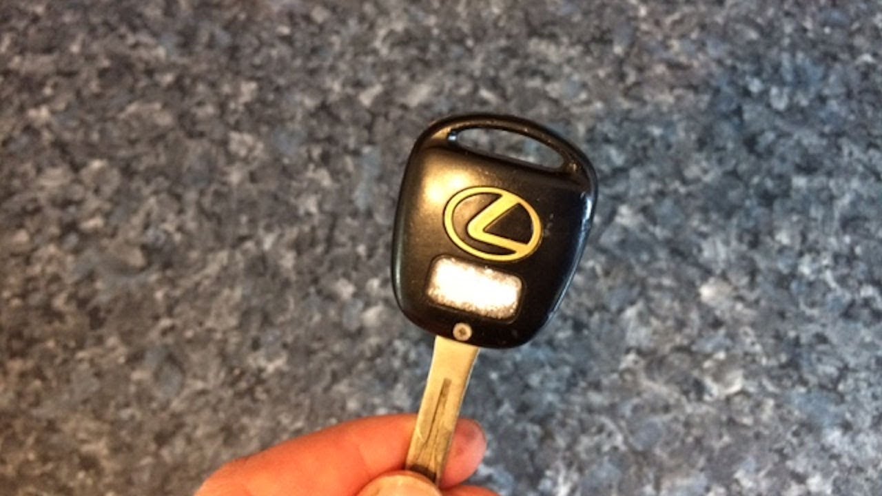 How to replace the battery on a Lexus key fob YouTube