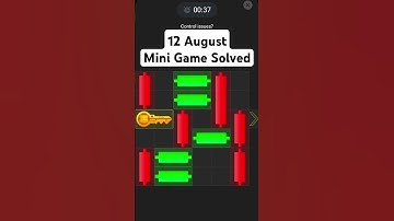 12 August Mini Game Hamster Kombat | How to solve mini game PUZZLE in Hamster Kombat 12 August