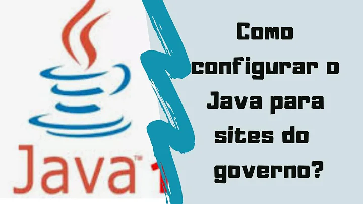 Como configurar o Java para entrar em sites do governo (Conectividade, Diso, etc.)