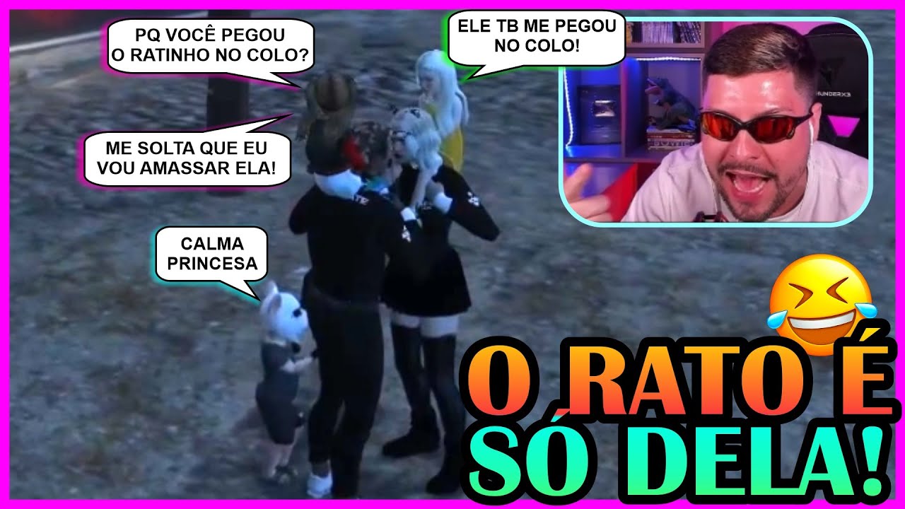 PUDIM FICA COM CIÚMES MORTAL DO RATINHO COM A MEL | CPX - GTA-RP