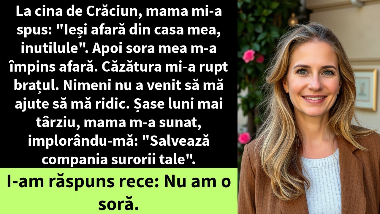 La cina de Crăciun, mama mi-a spus: 