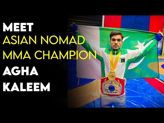 Meet Asian Nomad MMA Champion Agha Kaleem and his Coach Iqrar in Sports Time with Nigah Muhammad