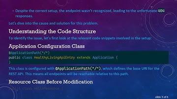 Resolving 404 Errors in Your Resteasy Application