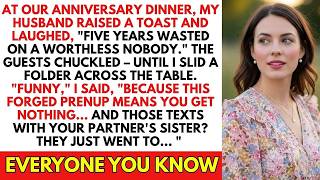 My HUSBAND Called Me A NOBODY At Our Anniversary Dinner – He Never Expected The Surprise I Had