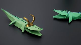 Origami Alligator - How to Fold