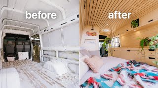 Converting a Van With No Experience  Start to Finish Timelapse