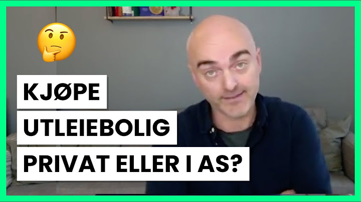 Kjøpe utleiebolig privat eller i AS?