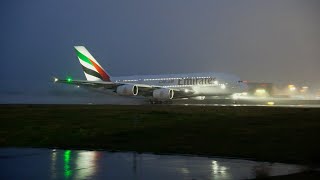 Emirates Receives First A380 With Premium Economy | Ferry Flight | Emirates Airline